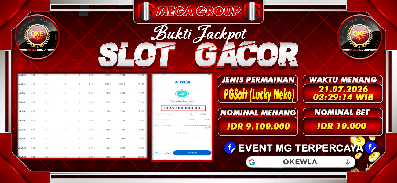 Bukti JP situs Okewla hari Selasa, 21 Juli 2026
